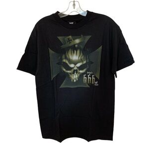 Vintage WWE Triple H Wrestling T-Shirt XXL Black King of Kings The Game 2000s